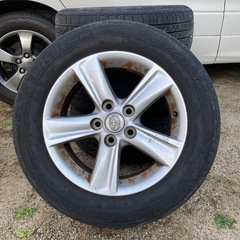 トヨタ純正ホイール　マークX クラウン エスティマ用　16*6.5J  タイヤ付　215*60*16の画像