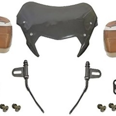 アドレスv125G用KN企画ショートスクリーン、ナックルガードの画像