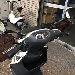アドレスv125G用KN企画ショートスクリーン、ナックルガードの画像
