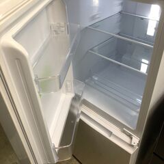 【ジャングルジャングルサカイ石津店】アクア　冷蔵庫　SJ-D15G　2021年製　2ドア冷蔵庫　 クリーニング済み　動作チェックOK　堺市 西区 東区 北区 南区 堺区 石津の画像
