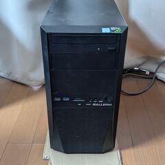 ガレリア ゲーミングPC RTX2060搭載✨Core i7/16GB/Win11/モンハンワイルズや動画編集にも/全国配送可能の画像