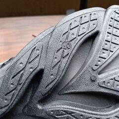 新品 25cm メンズ スニーカー ブラック 厚底 男女兼用 シューズ 識別番号:【N556-S】の画像