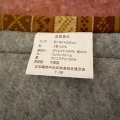 GY1111 い草100%ラグカーペット　185×235の画像