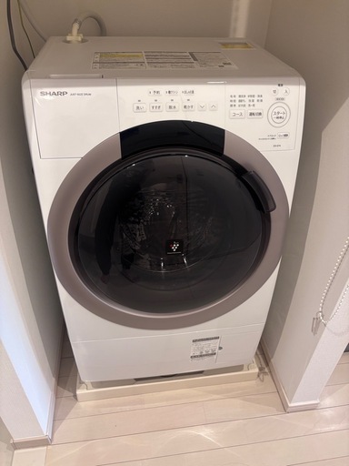 【お引き渡し者決定】使用期間6カ月 美品  SHARP ドラム式洗濯7.0kg 乾燥3.5kg