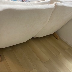 【11/16(日)まで掲出:先着順】2人掛けリクライニングソファの画像