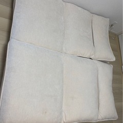 【11/16(日)まで掲出:先着順】2人掛けリクライニングソファの画像