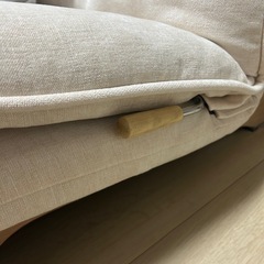 【11/16(日)まで掲出:先着順】2人掛けリクライニングソファの画像