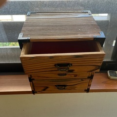 レトロな小物入れの画像