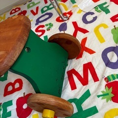 三輪車　木製の画像