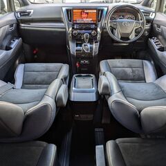 ツインサンルーフ！ヴェルファイア【ZAエディションゴールデンアイズ】11インチナビ！12.8インチフリップダウン！ハーフレザー！両側Pスラの画像