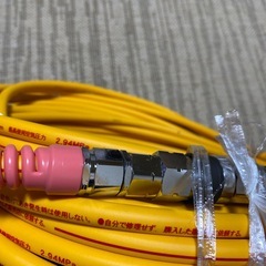 高圧ホース　日立工機製15m    使用期間短いの画像