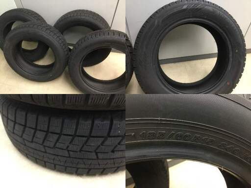 【?本日の目玉品・美品です！】YOKOHAMA・スタットレスタイヤ「Ｉｃｅ　ＧＵＡＲＤ ｉＧ６０」１８５／６０Ｒ１５ 合計4本