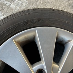 スズキ純正タイヤ4本セット　155/65R14  3本グッドイヤー、1本ダンロップ  の画像