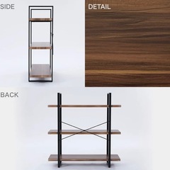 🌿‬LOWYA オープンシェルフ 見せる収納 ディスプレイラック 美品の画像