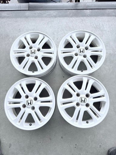 ホンダ 14インチ ホワイト ホイール 5スポーク