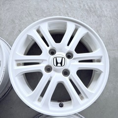 ホンダ 14インチ ホワイト ホイール 5スポークの画像