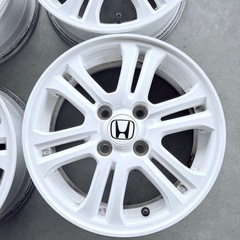 ホンダ 14インチ ホワイト ホイール 5スポークの画像