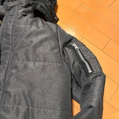 160cm あったかブルゾン　ジャンバー　袖リブ　男児　の画像