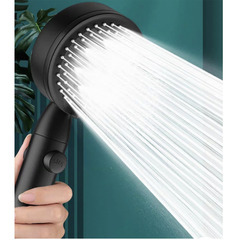 🚿【新品未使用】Livelihood マイクロナノバブル シャワーヘッド 高水圧 5段階モード 手元止水 取り付け簡単 美肌 保湿 節水 毛穴ケア 超微細泡 4種類アダプター付き ミストシャワー ナノバブルシャワー 美髪 温浴スパ バス用品の画像