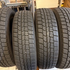 DUNLOP WINTER MAXX 02 155/65R14 2020年製 スタッドレスタイヤ4本セット（軽自動車用）の画像