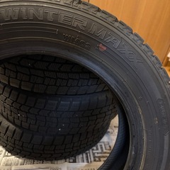 DUNLOP WINTER MAXX 02 155/65R14 2020年製 スタッドレスタイヤ4本セット（軽自動車用）の画像