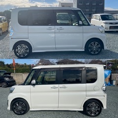 車検2年付‼️コミコミ価格‼️平成25年式ダイハツタントカスタムRS SA 両側パワースライドドア　ETC バックカメラ　Bluetooth ターボ車！！の画像