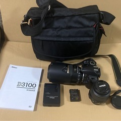 Nikon デジタル一眼レフカメラ　D3100キット一式セットの画像