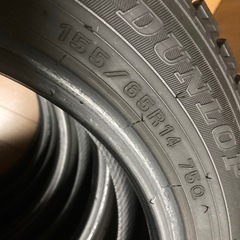 引渡し決定ｽﾀｯﾄﾞﾚｽﾀｲﾔ155/65R14の画像