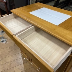 木製ベールカウンター ゴミ箱収納 中古の画像