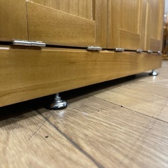 木製ベールカウンター ゴミ箱収納 中古の画像