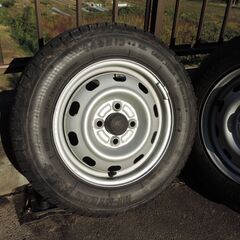 【軽トラのタイヤ＆ホイールのセットをお探し方どうぞ！】の画像