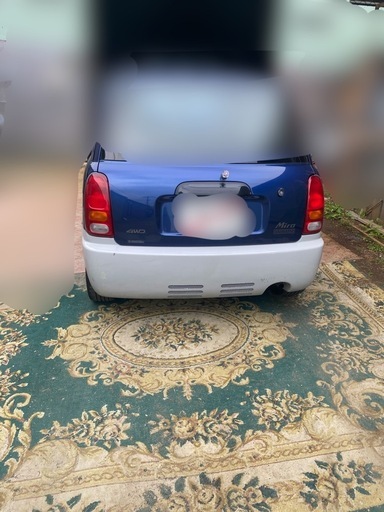 L700系ミラ　社外リアバンパー