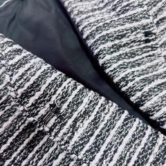 未使用　 HusHusHストライプ ショートジャケットの画像