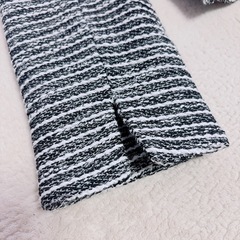 未使用　 HusHusHストライプ ショートジャケットの画像