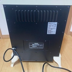 ニトリ暖炉型ファンヒーター2019年製の画像