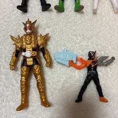 仮面ライダー　シリーズ　ソフビ人形5体の画像