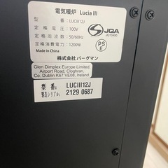 ディンプレックス ルシア III 電気ストーブ 2021 Dimplex Lucia III (LUCIII12J)の画像