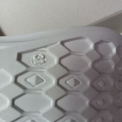 キッズ 上履き 19cm スリッポンタイプ 白 メッシュ 滑り止めの画像