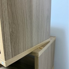 3段×3列 カラーボックス風 棚 ナチュラルブラウンの画像