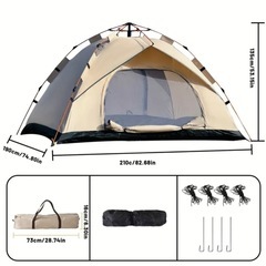 ✨新品未使用✨ ワンタッチテント（2～3人用）早いもの勝ちです！気になる方はお早めにどうぞ‼︎の画像