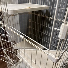 トイレ一体型猫ゲージ　キャットゲージの画像