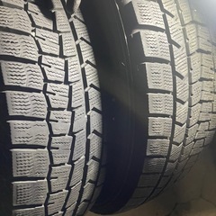 185/60r15 ウィンターマックス 22年製造 バリ溝の画像