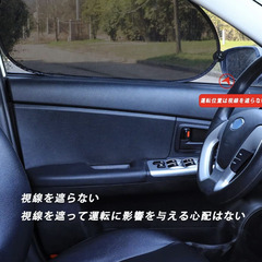 🚗【新品未使用】MOLONG 車用サンシェード 前列2枚セット UVカット 95％遮光 吸盤式 カーシェード メッシュ素材 日焼け防止 車内温度上昇防止 断熱 簡単着脱 再利用可能 コンパクト収納 普通車 SUV対応の画像