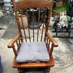 ロッキングチェアいすいす椅子インテリア家具🍉プロフ必読の画像