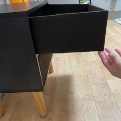 ニトリ　ダークブラウン　チェストの画像