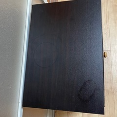 ニトリ　ダークブラウン　チェストの画像