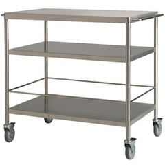 IKEA ステンレスワゴン FLYTTAの画像