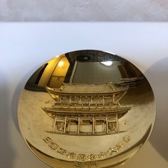 【お話し中】金盃２個　金メッキ　24KGPの画像