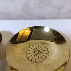 【お話し中】金盃２個　金メッキ　24KGPの画像
