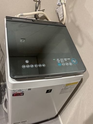 SHARP シャープ　縦型洗濯乾燥機　洗濯11kg 乾燥6kg 超音波ウォッシャー付